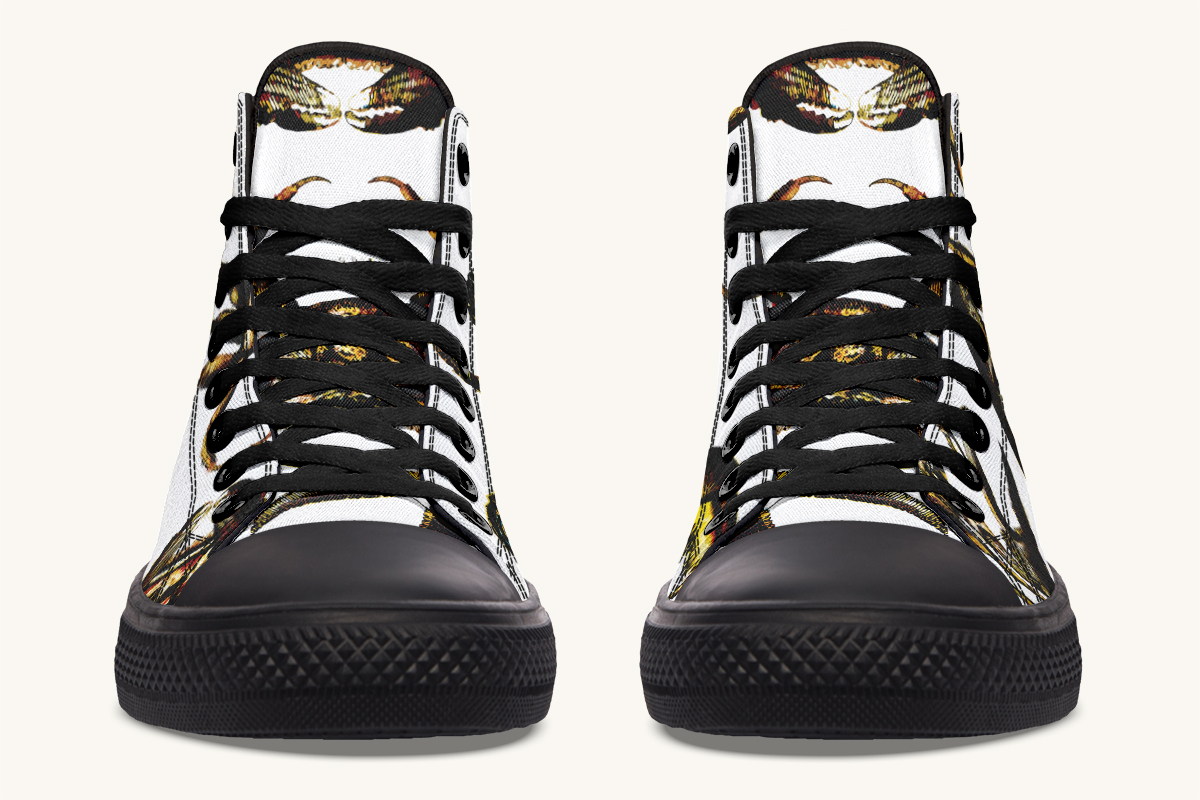 Crawl the Sea of Stars White Hightops - Jaded Lament