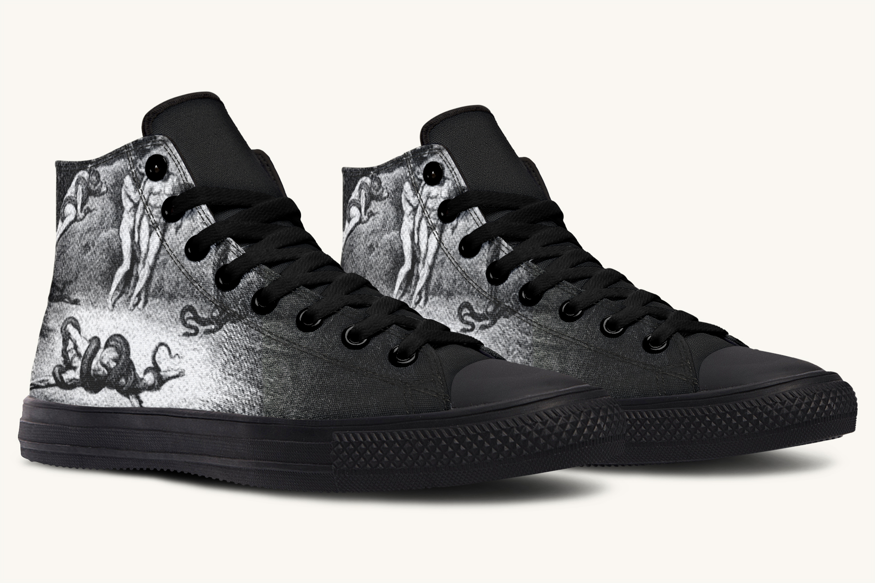 Taken and Twisted Hightops - Jaded Lament