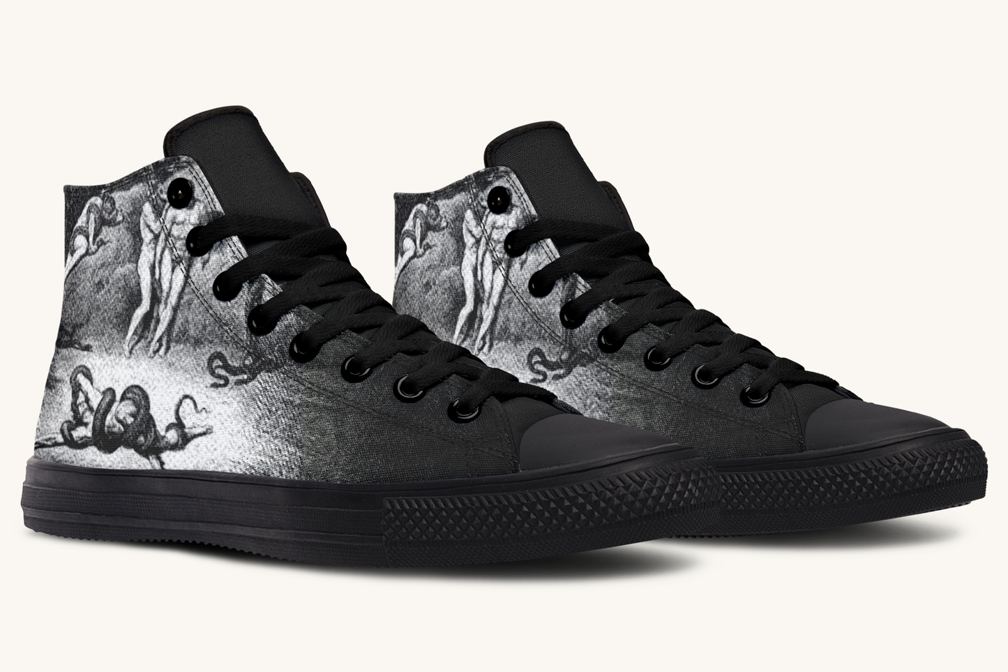 Taken and Twisted Hightops - Jaded Lament