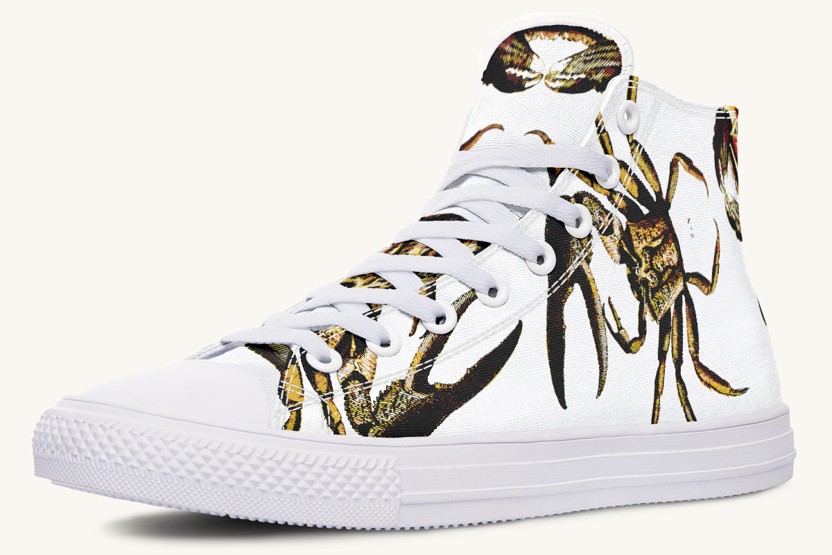 Crawl the Sea of Stars White Hightops - Jaded Lament