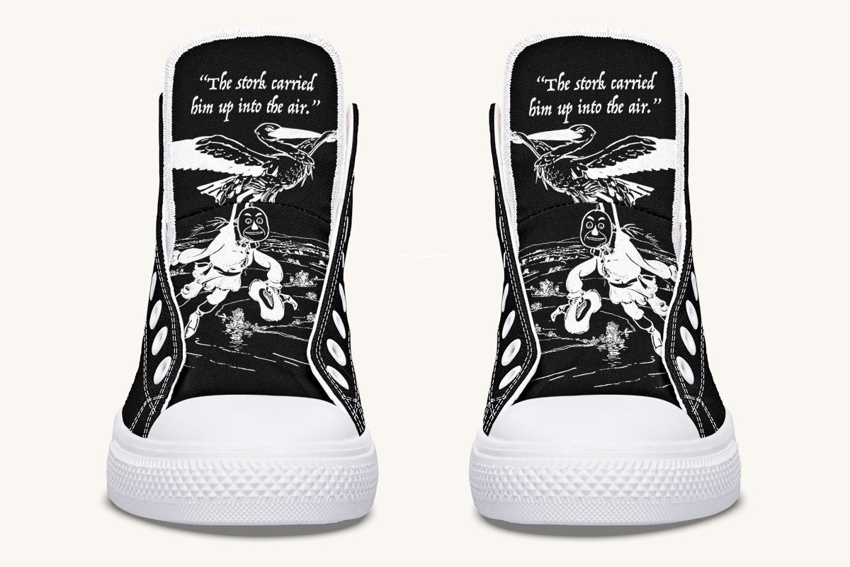 Wizard of Oz Stork And Scarecrow Hightops - Jaded Lament