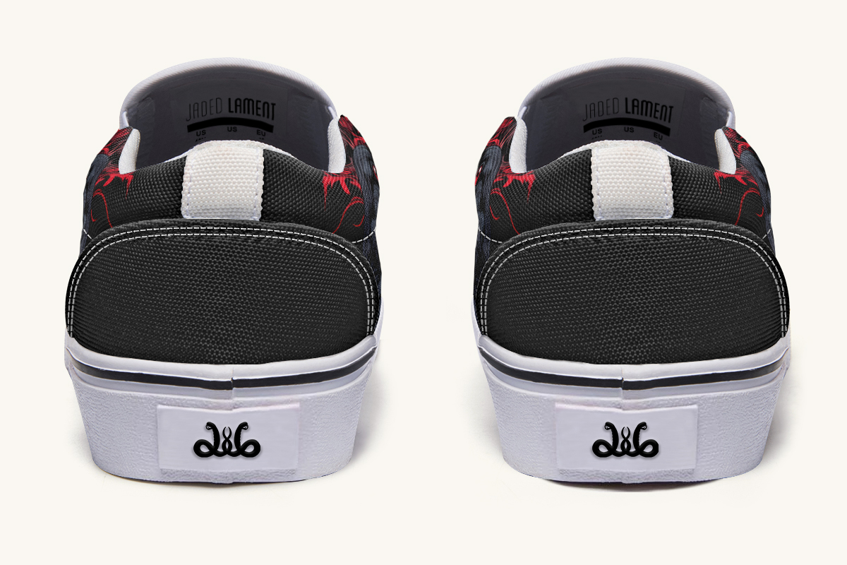 The Raven Slip On Shoes - Jaded Lament