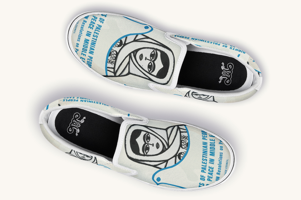 The Watching Woman Slip On Shoes - Jaded Lament