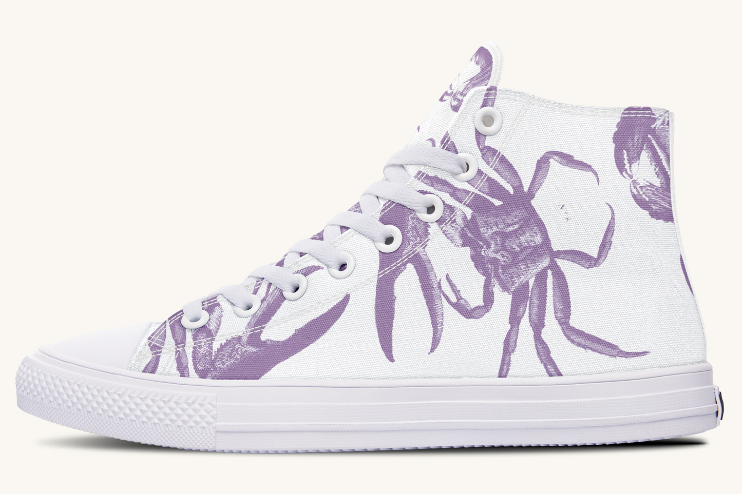 Crawl The Sea of Stars Purple White Hightops - Jaded Lament