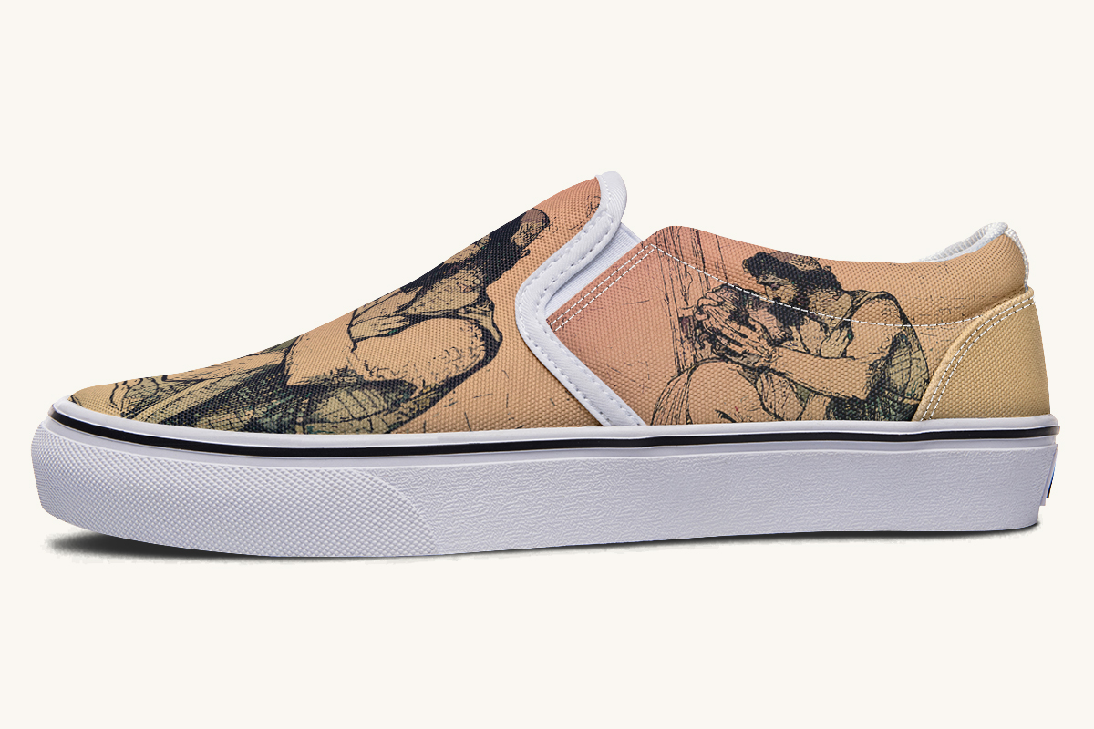Home But Bot Whole Slip On Shoes - Jaded Lament