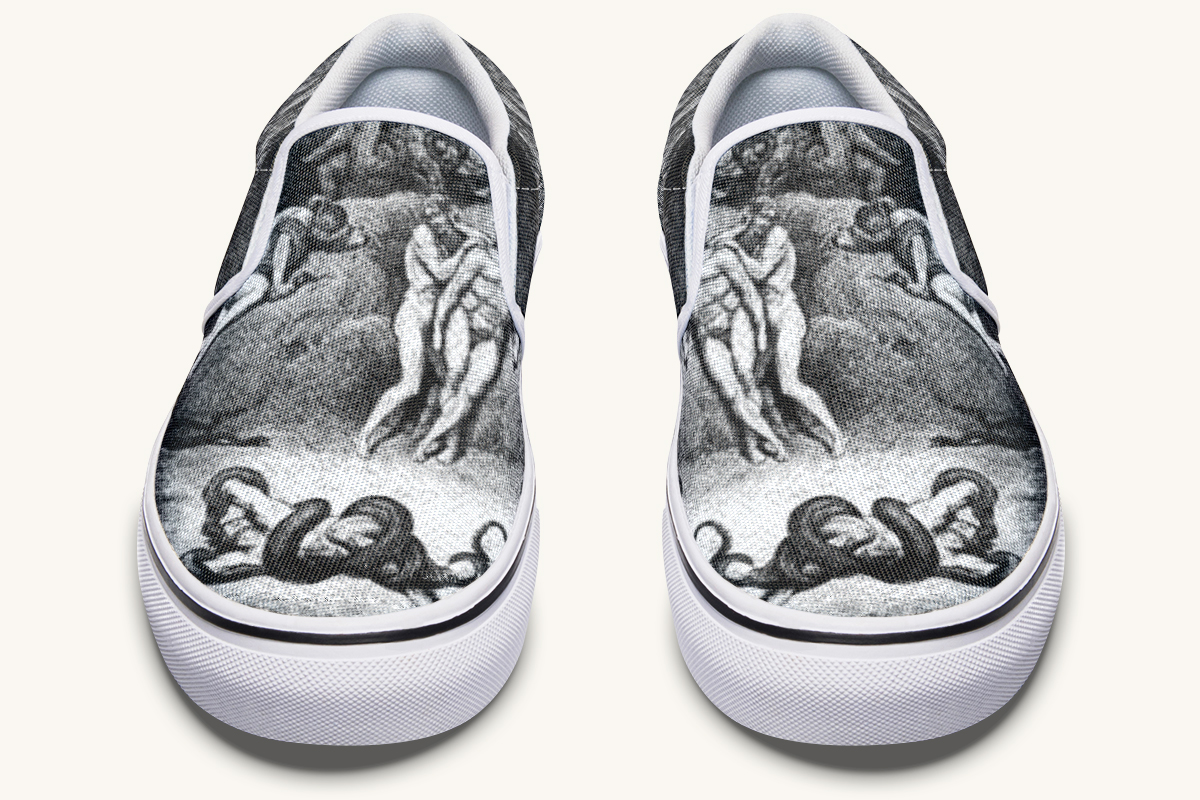 Dantes Inferno Slip On Shoes - Jaded Lament