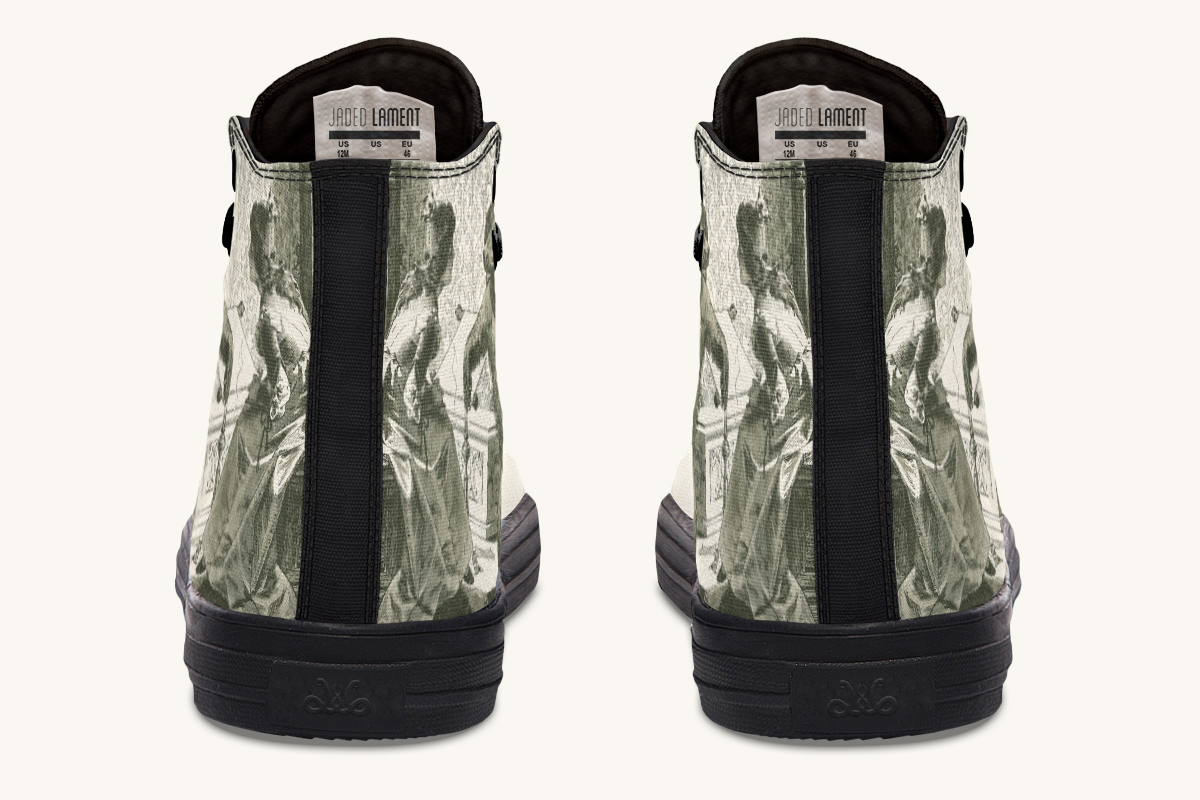 The Bear Shall Be Thy Choice Cream Hightops - Jaded Lament
