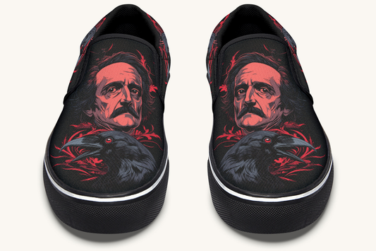 The Raven Slip On Shoes - Jaded Lament