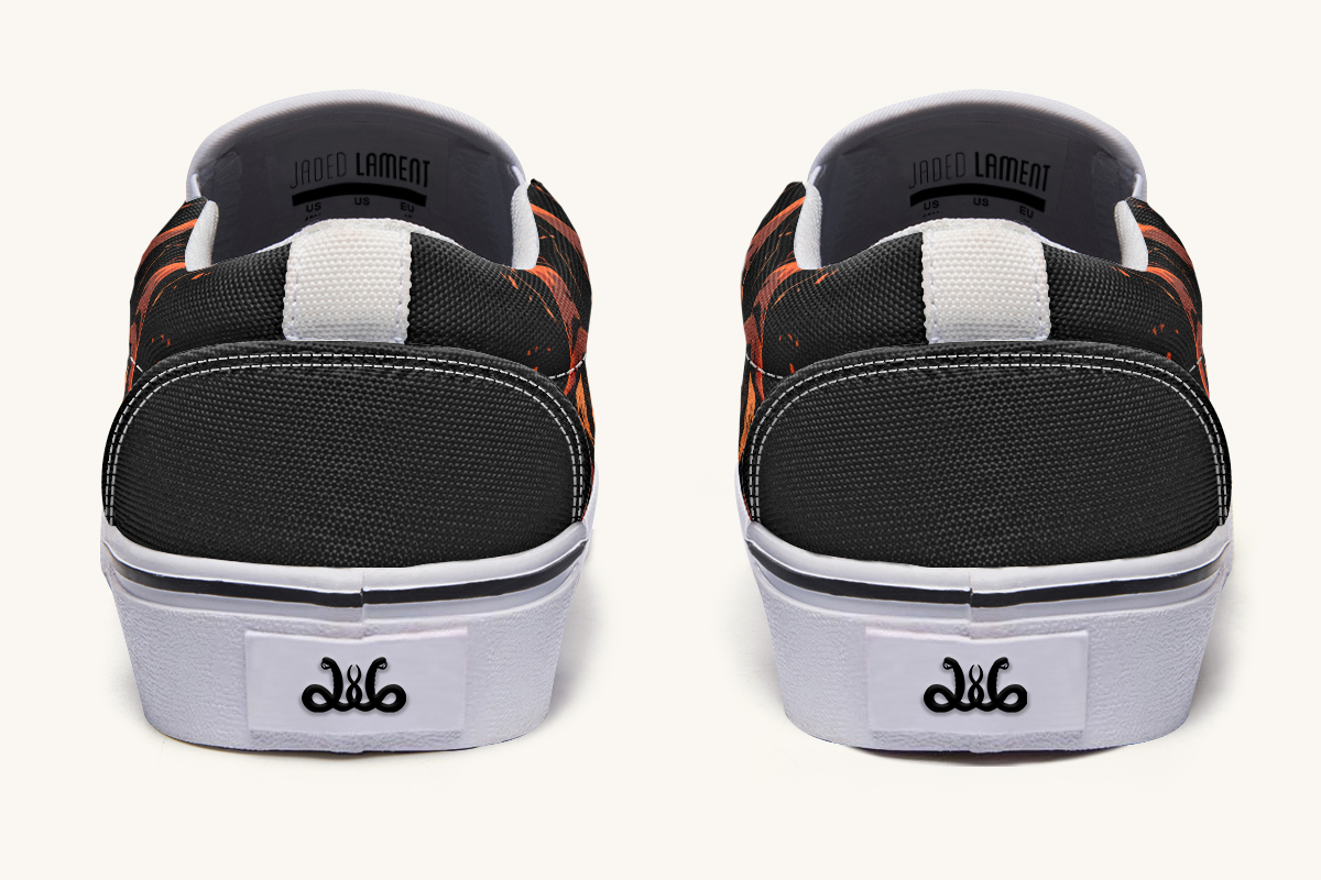 Double Double Toil And Trouble Slip On Shoes - Jaded Lament