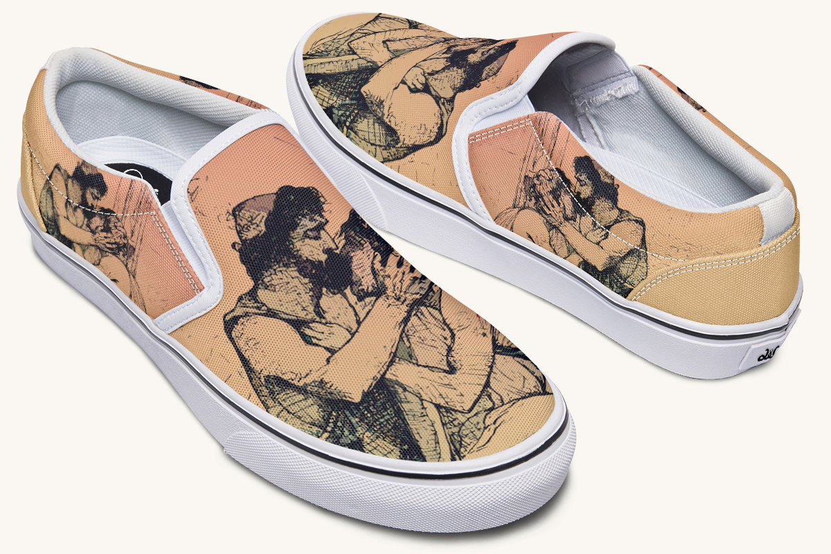 Home But Bot Whole Slip On Shoes - Jaded Lament