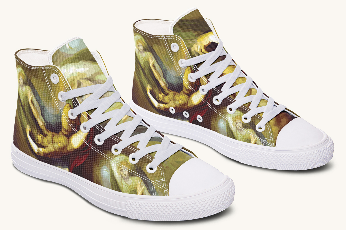 Achilles Weeps for Patroclus Hightops - Jaded Lament