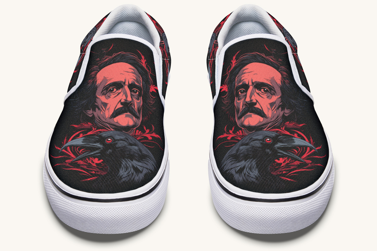 The Raven Slip On Shoes - Jaded Lament