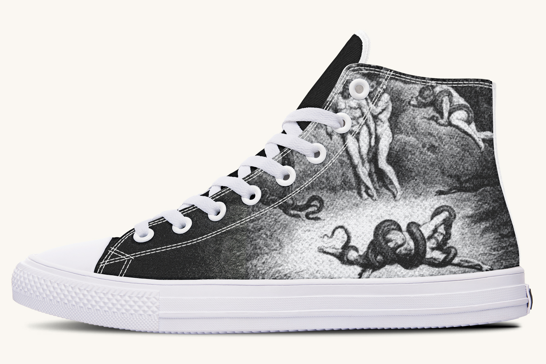 Taken and Twisted Hightops - Jaded Lament
