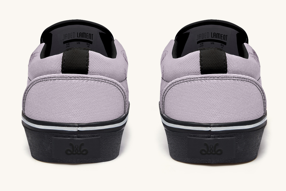 Feather And Cloud Slip On Shoes - Jaded Lament