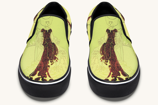 The Solemn Daughter Slip On Shoes - Jaded Lament