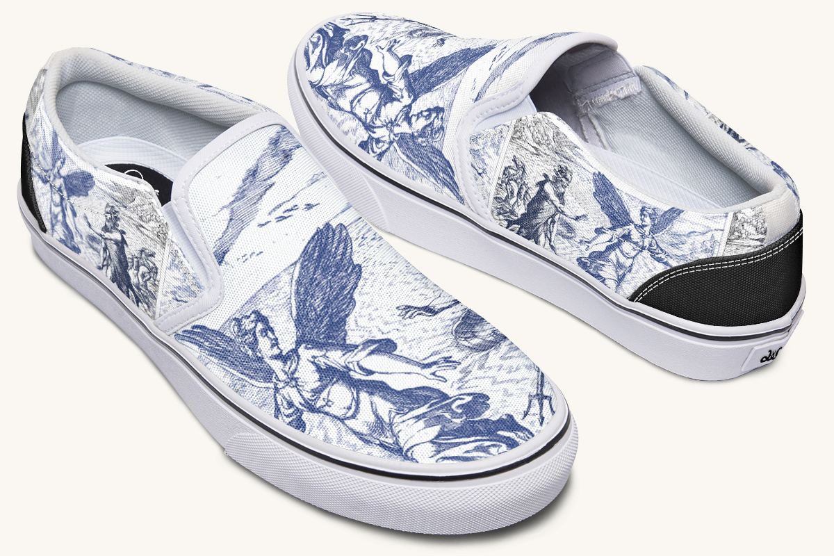 Wrath Of Hera Slip On Shoes - Jaded Lament