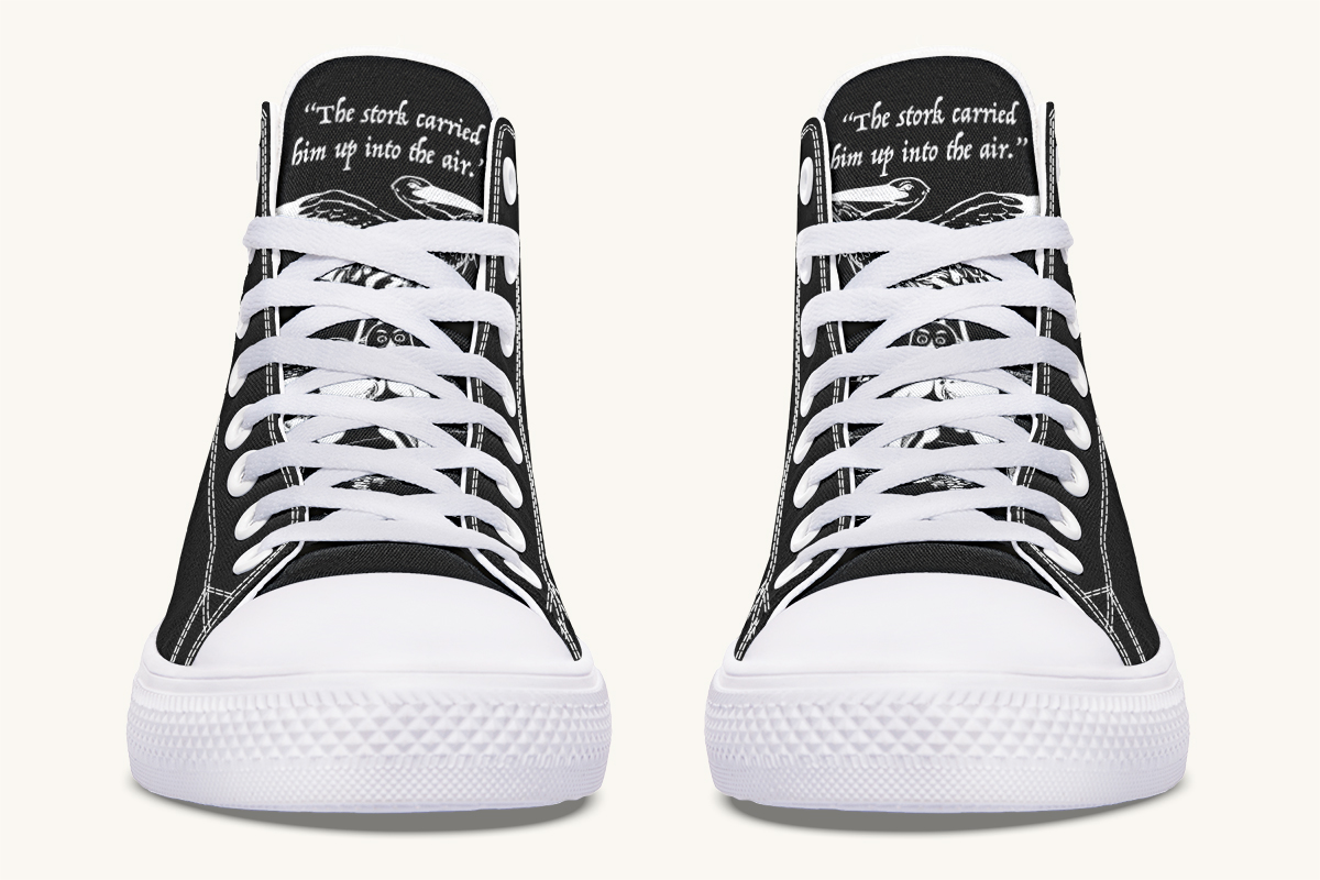 Wizard of Oz Stork And Scarecrow Hightops - Jaded Lament