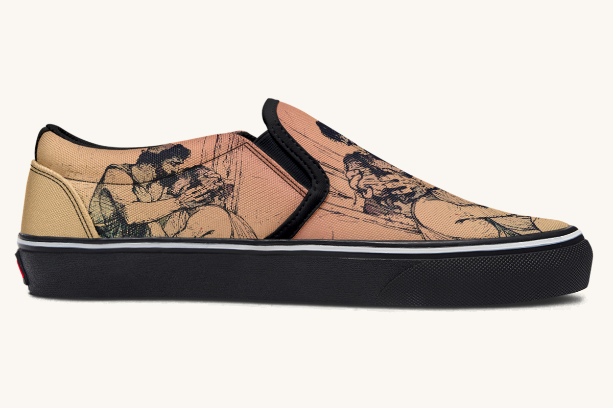 Home But Bot Whole Slip On Shoes - Jaded Lament