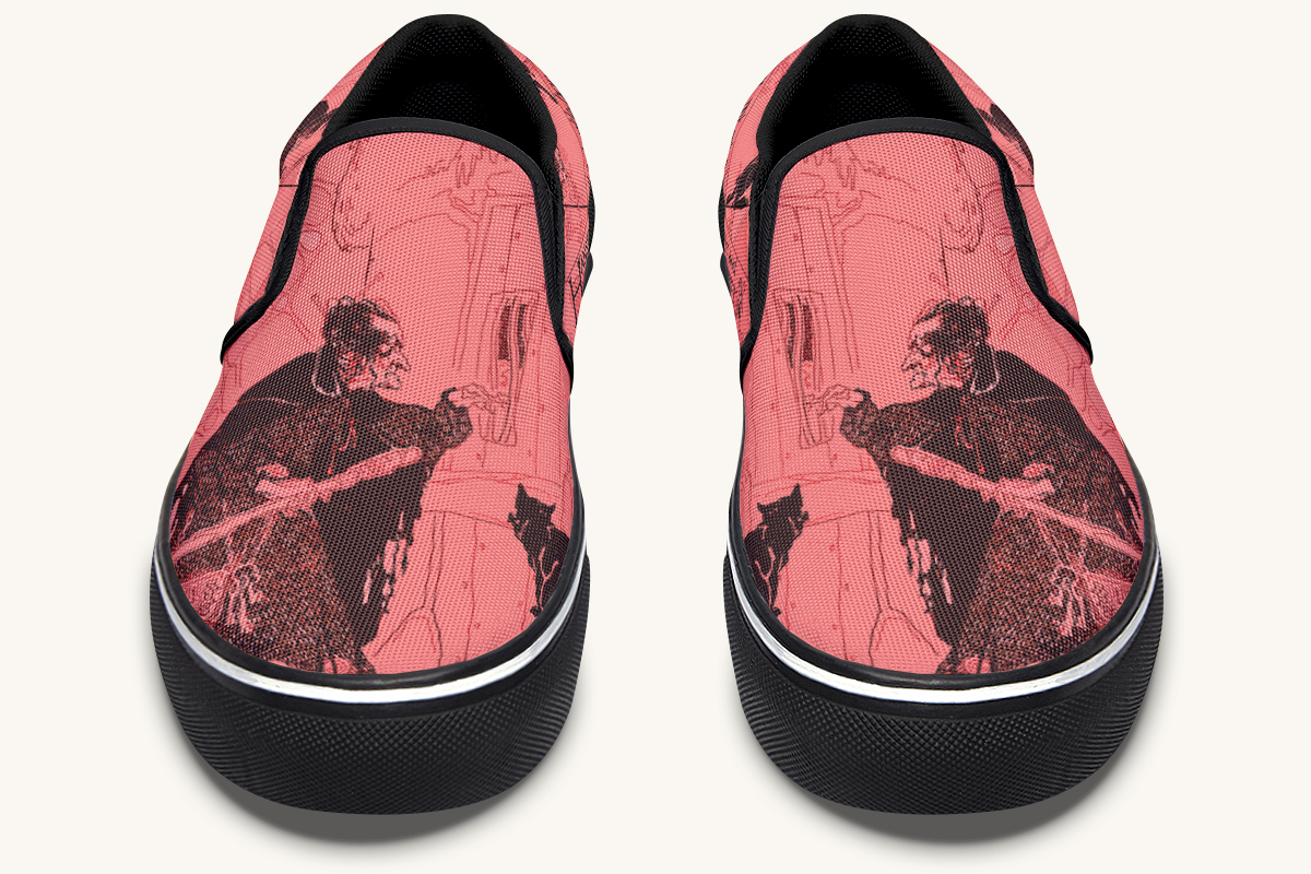 Play A Trick On A Witch Slip On Shoes - Jaded Lament