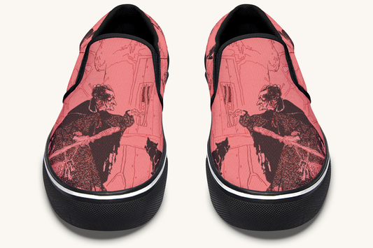 Play A Trick On A Witch Slip On Shoes - Jaded Lament