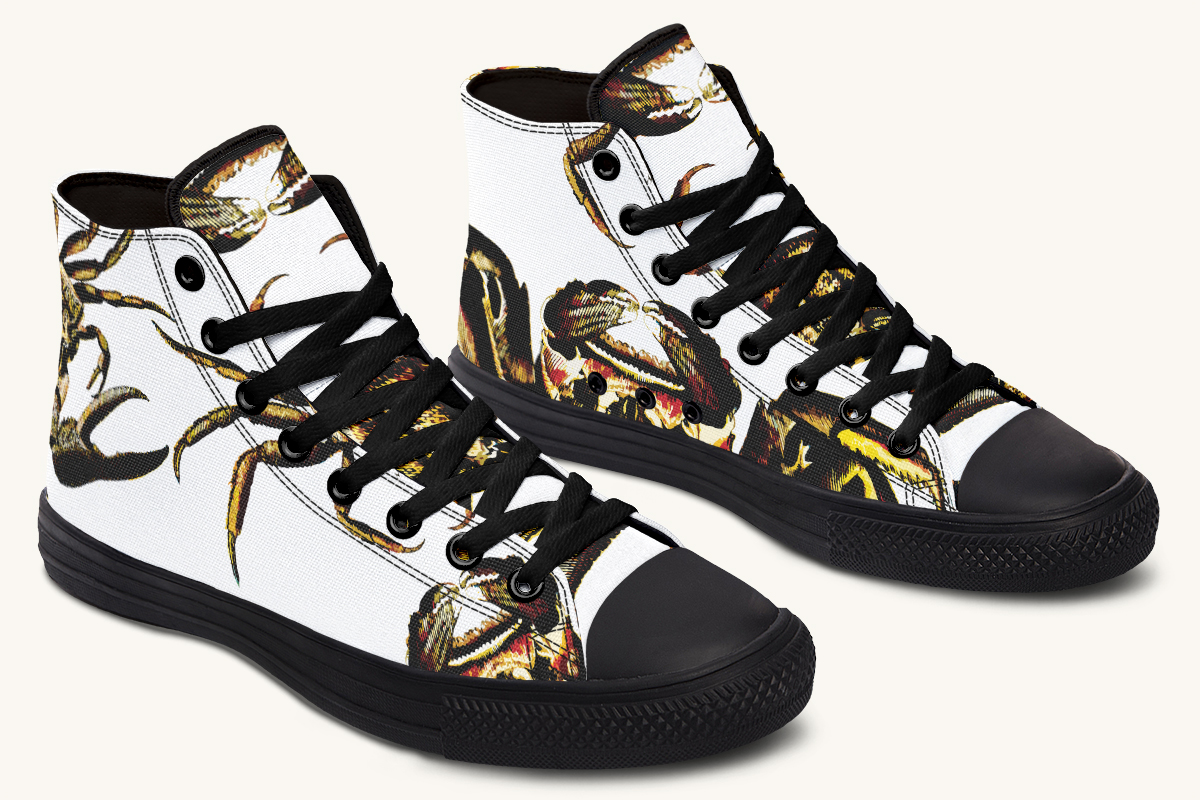 Crawl the Sea of Stars White Hightops - Jaded Lament