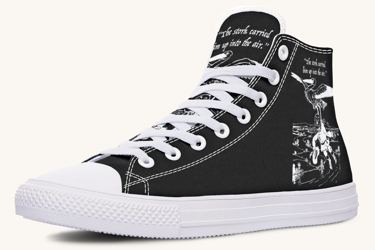 Wizard of Oz Stork And Scarecrow Hightops - Jaded Lament