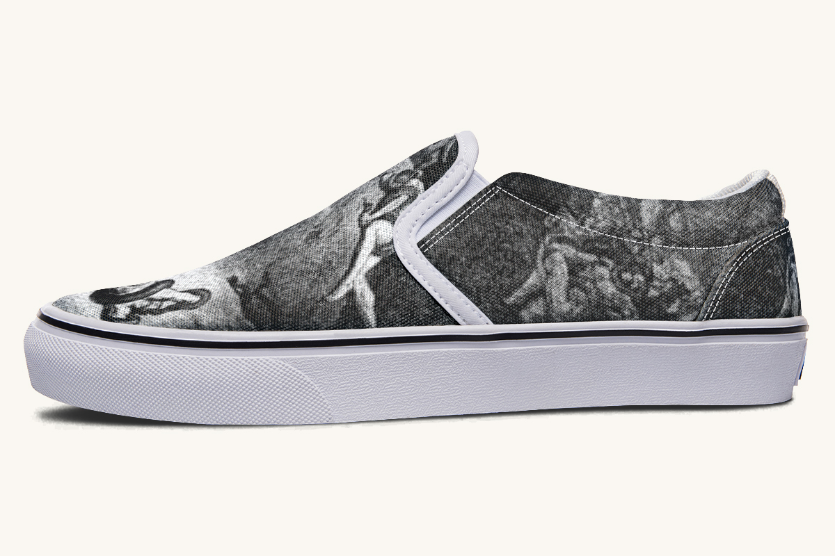 Dantes Inferno Slip On Shoes - Jaded Lament