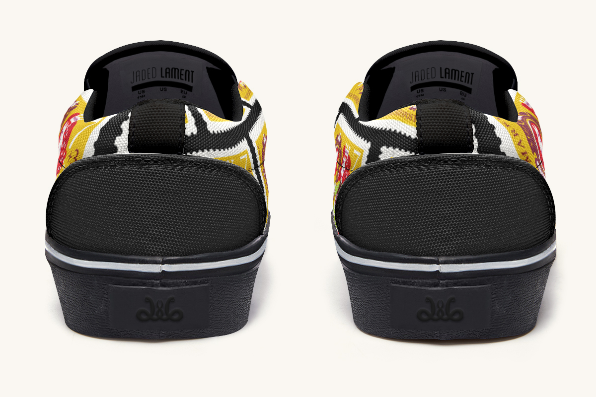 Mirrored Kingdom Slip On Shoes - Jaded Lament