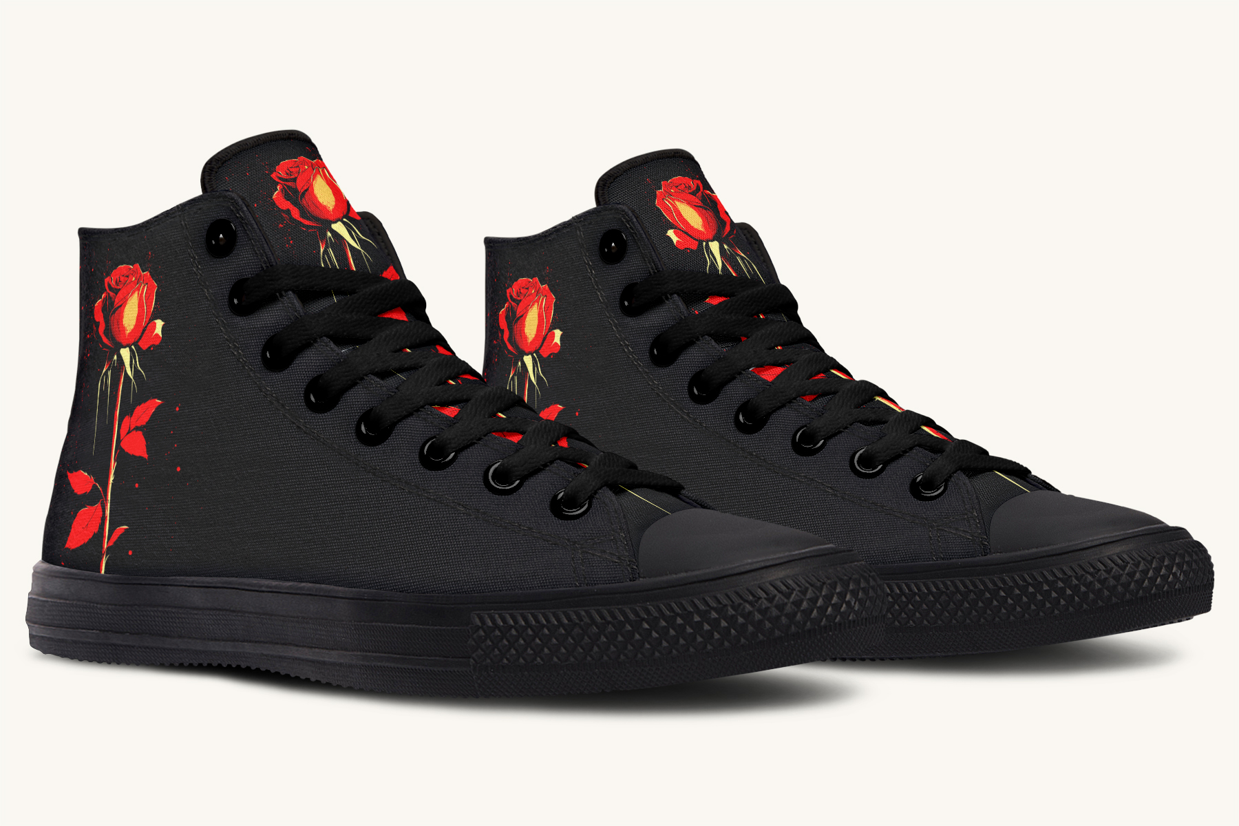 Bleeding Rose Hightops - Jaded Lament