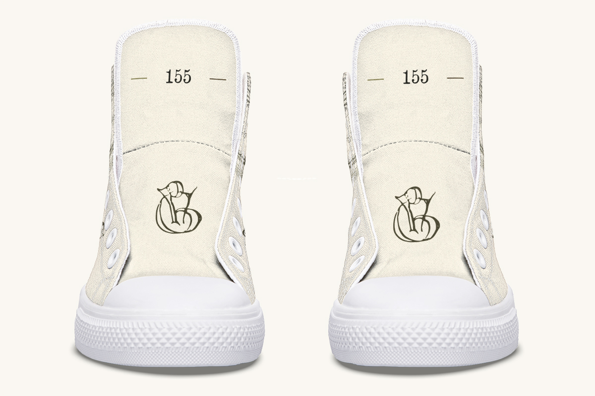 The Bear Shall Be Thy Choice Cream Hightops - Jaded Lament