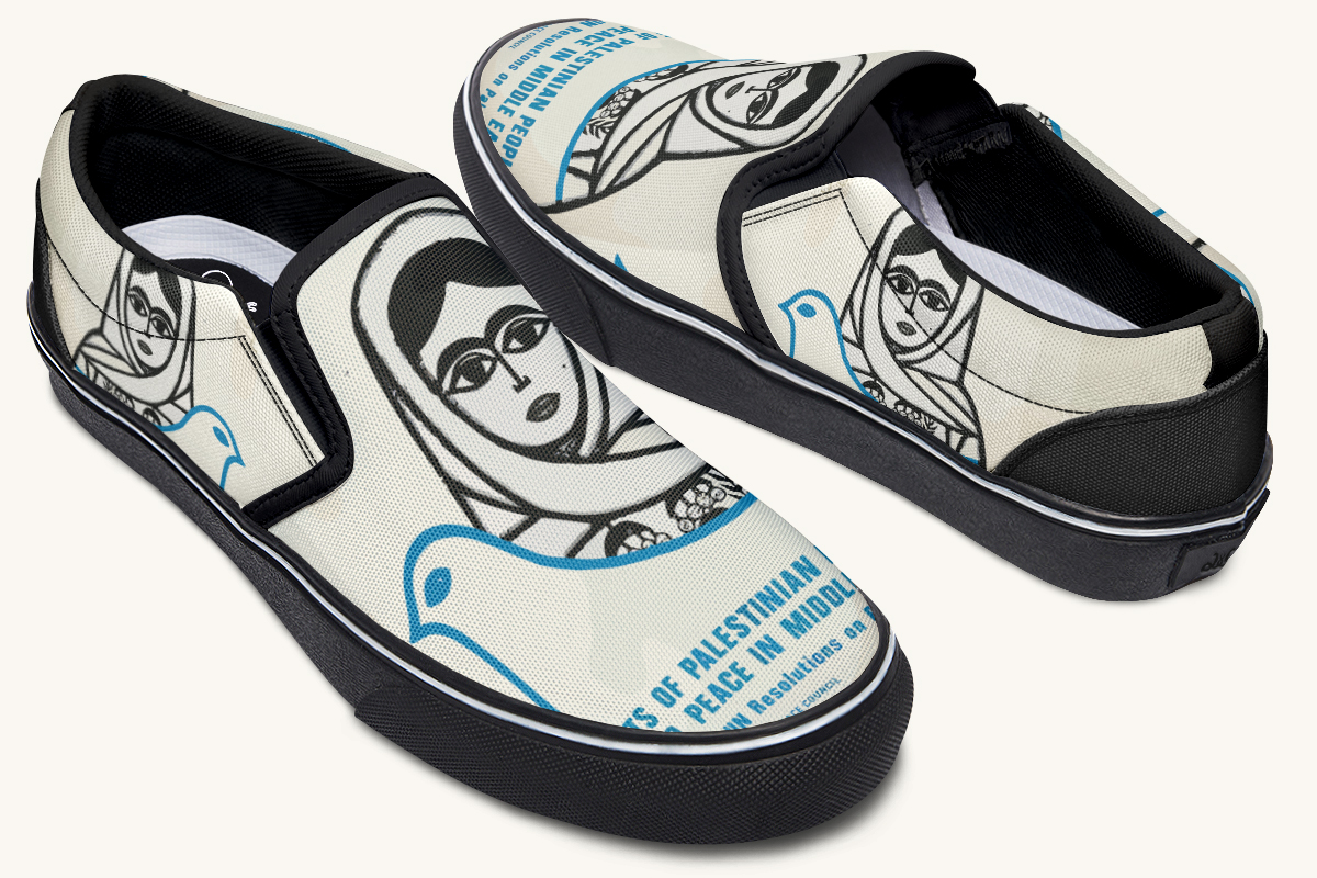 The Watching Woman Slip On Shoes - Jaded Lament