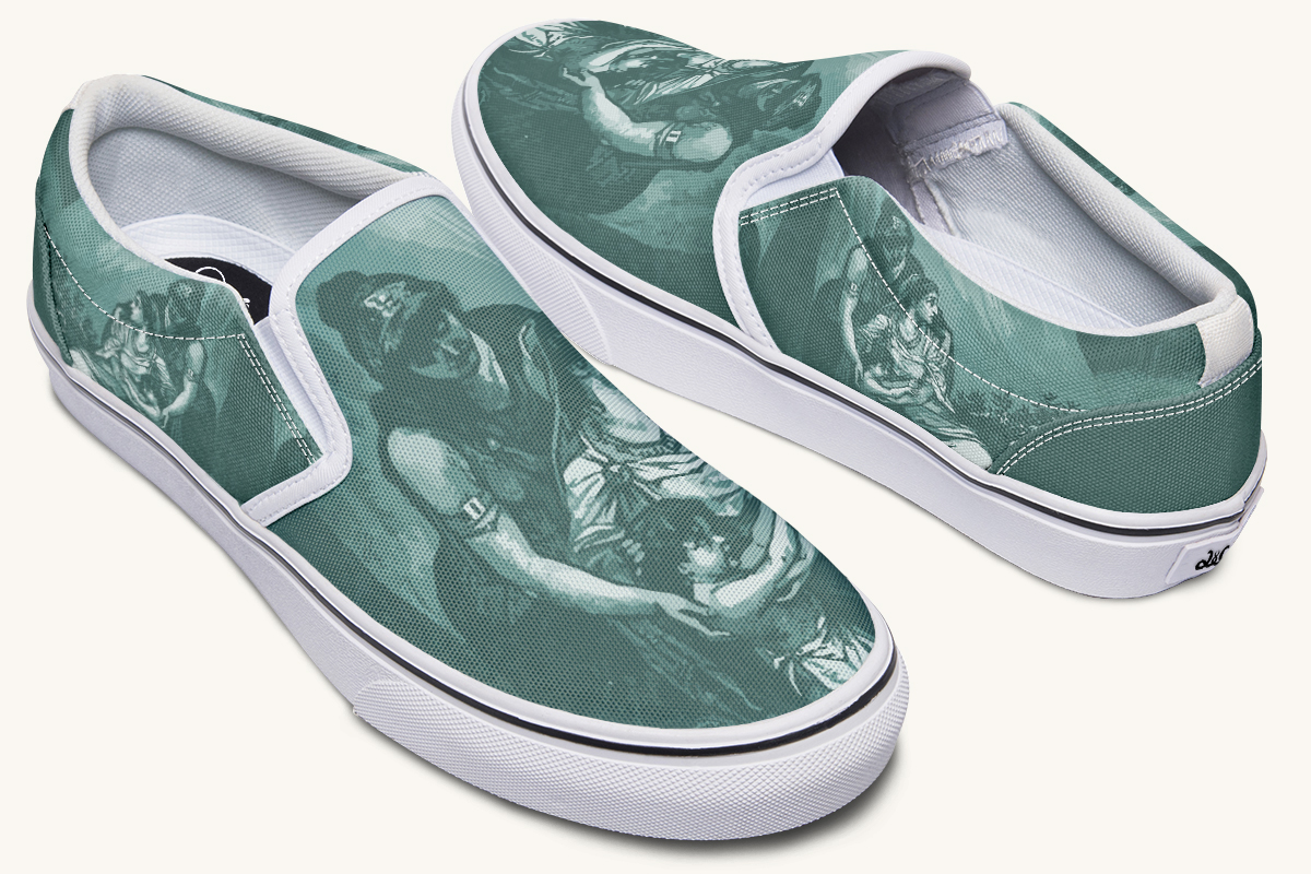 Last Plea Of Iphigenia Slip On Shoes - Jaded Lament