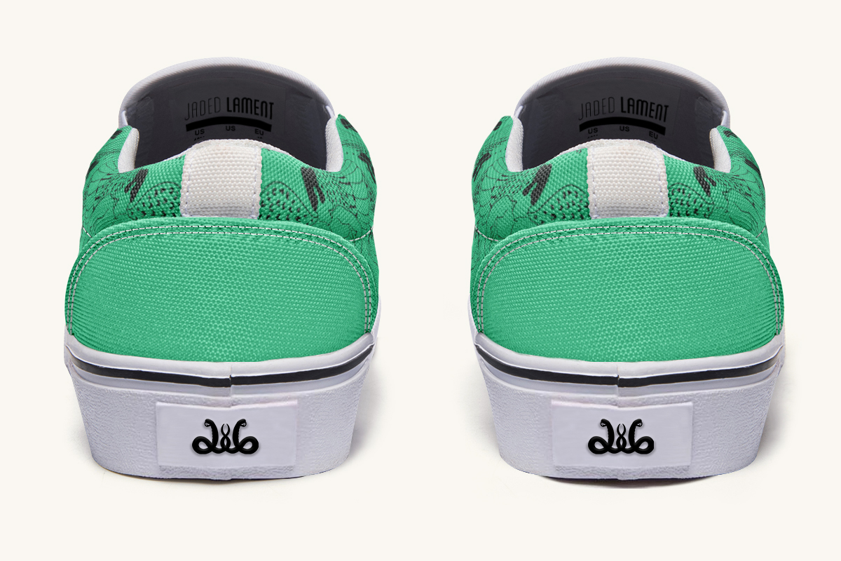 Love Gods In Flight Slip On Shoes - Jaded Lament