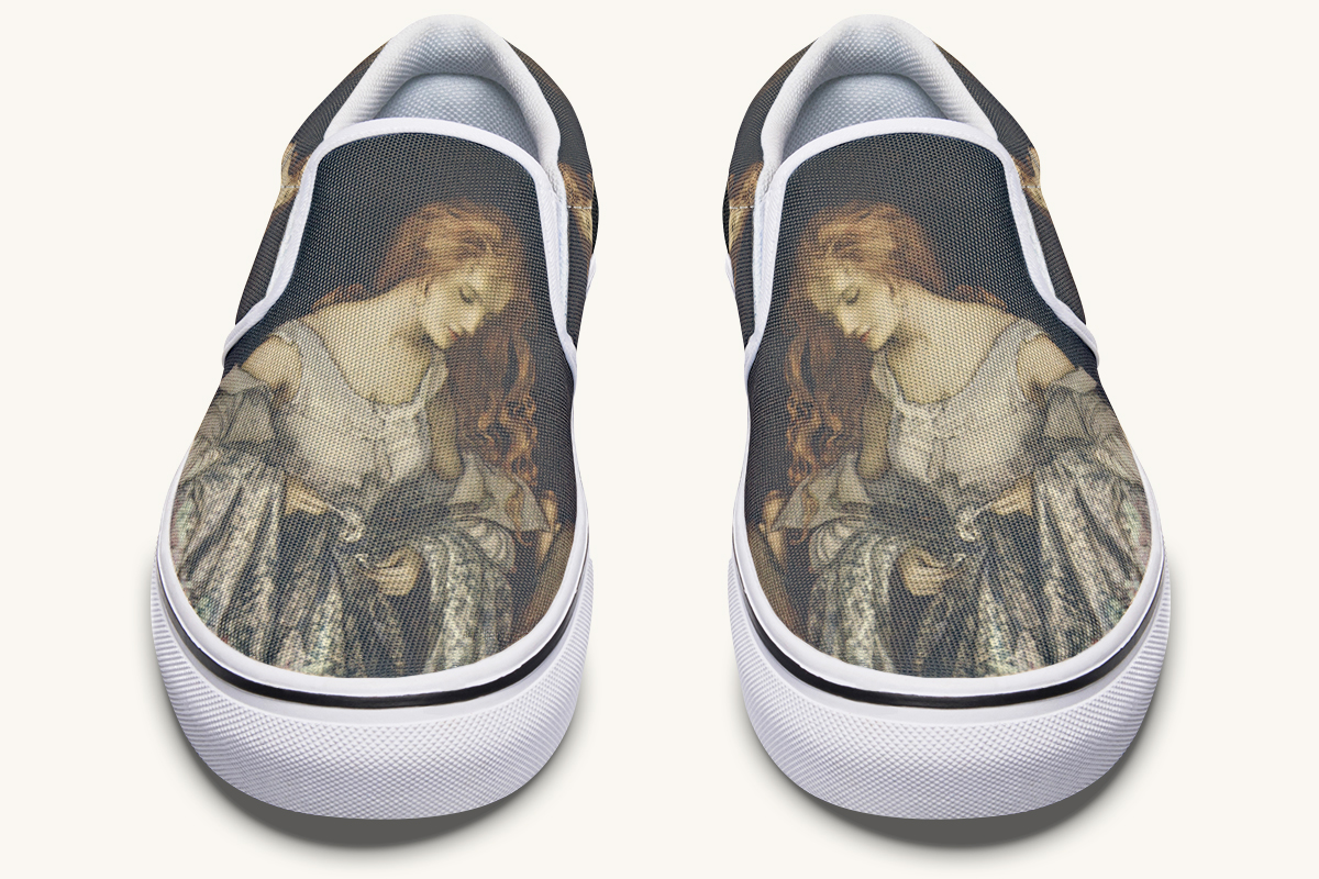 Where The Stars Touched Her Hem Slip On Shoes - Jaded Lament