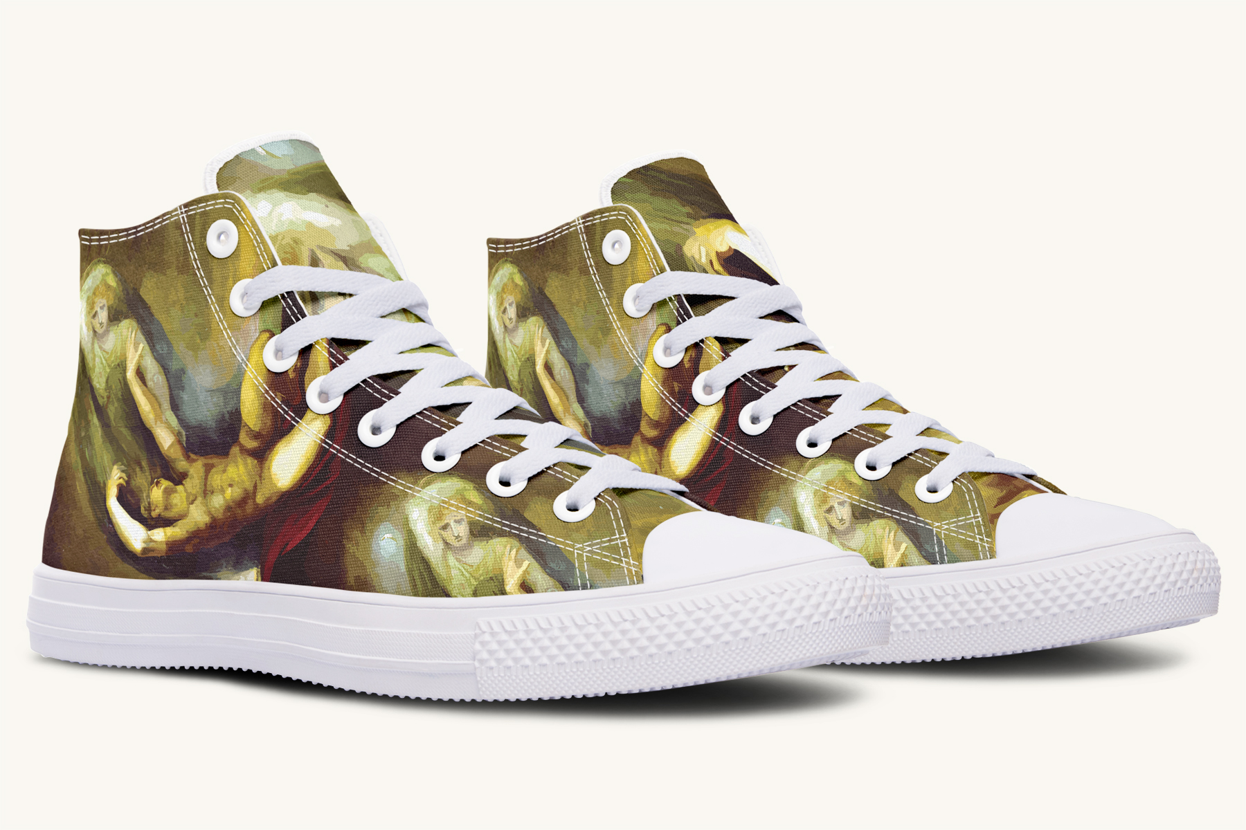 Achilles Weeps for Patroclus Hightops - Jaded Lament