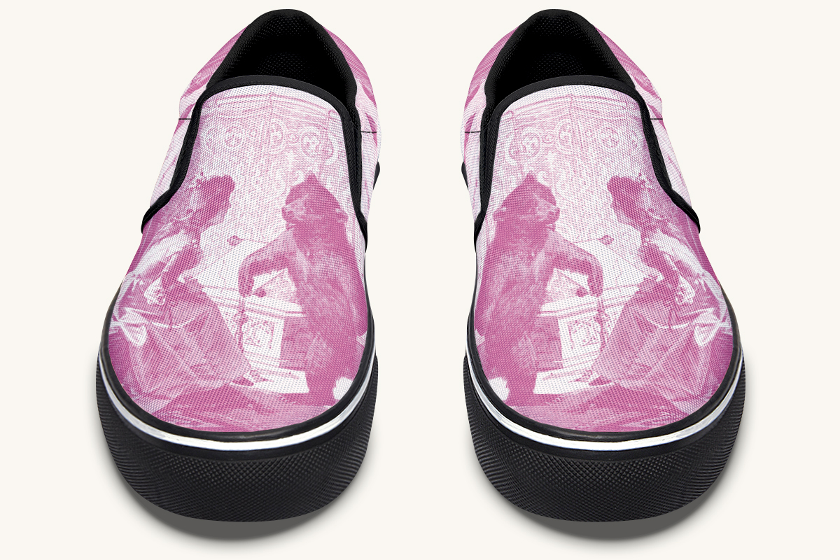 The Bear Shall Be Thy Choice Slip On Shoes - Jaded Lament
