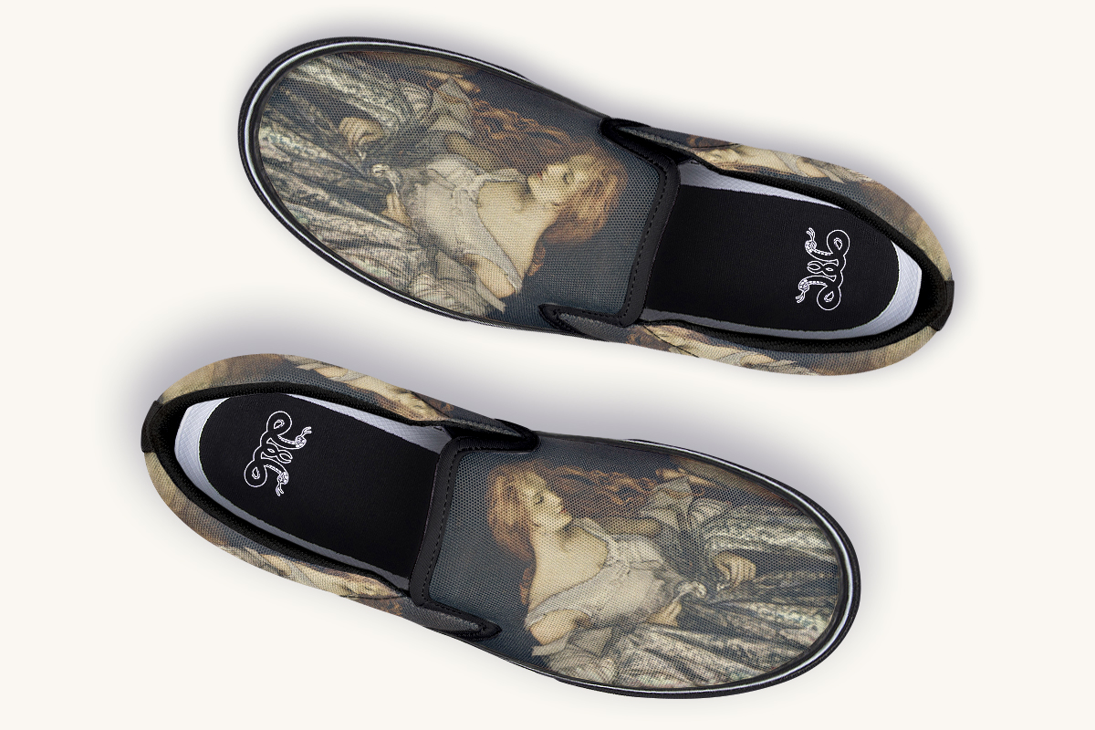 Where The Stars Touched Her Hem Slip On Shoes - Jaded Lament
