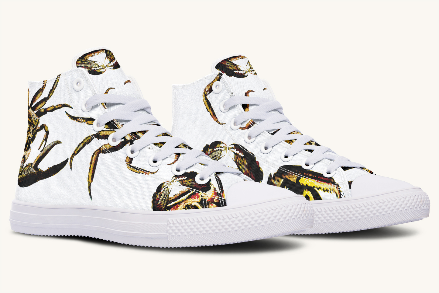 Crawl the Sea of Stars White Hightops - Jaded Lament
