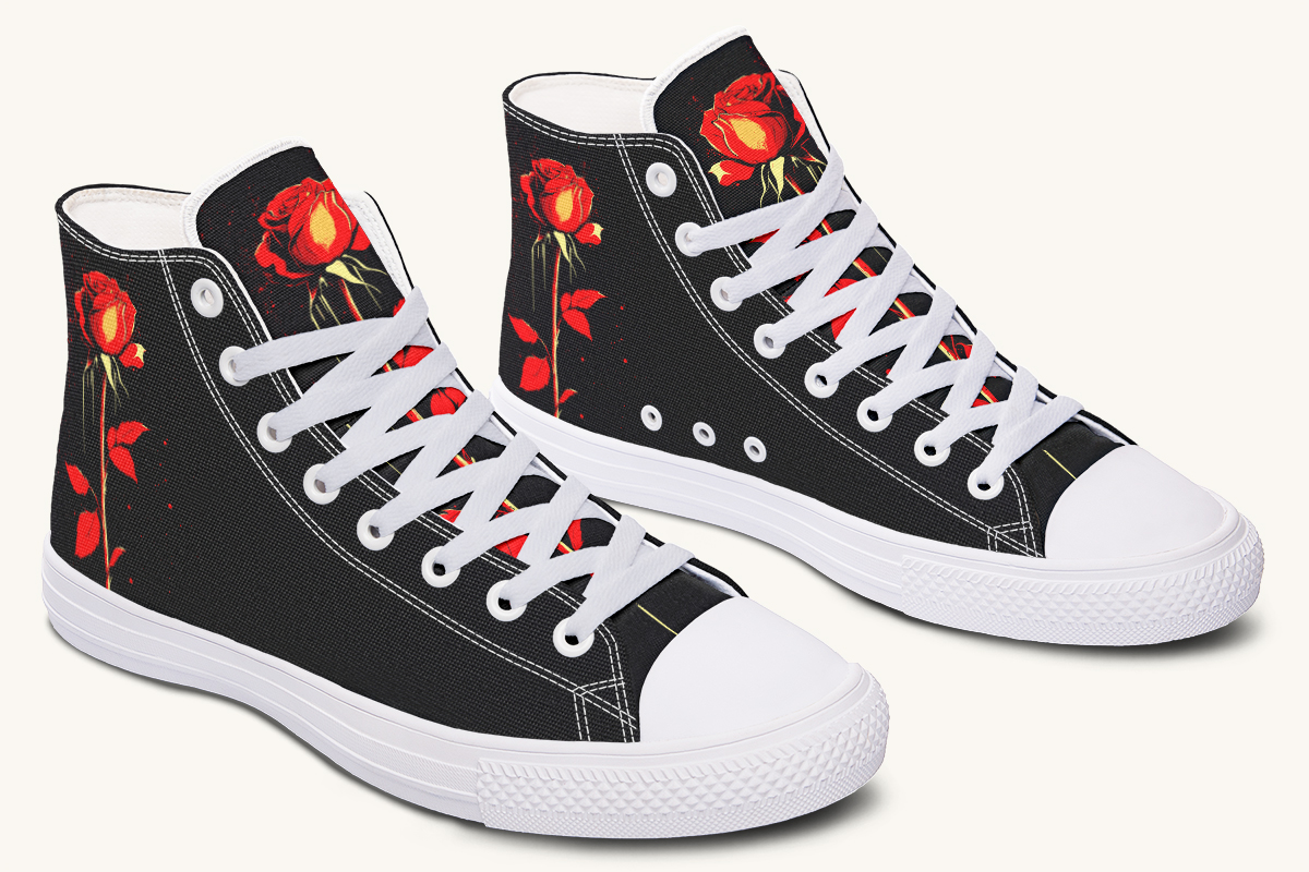 Bleeding Rose Hightops - Jaded Lament
