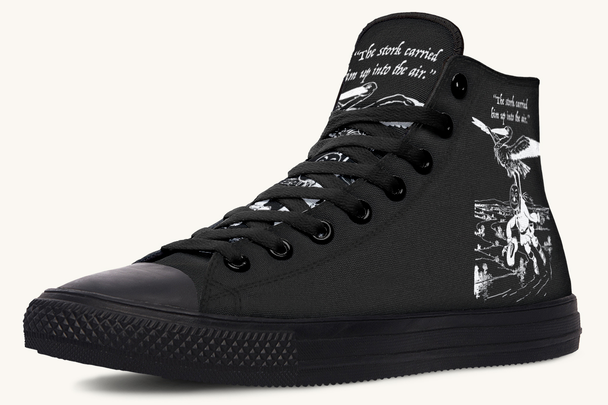 Wizard of Oz Stork And Scarecrow Hightops - Jaded Lament