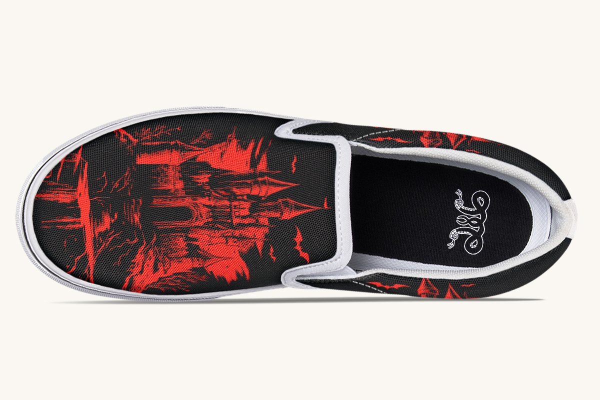 Draculas Castle Slip On Shoes - Jaded Lament