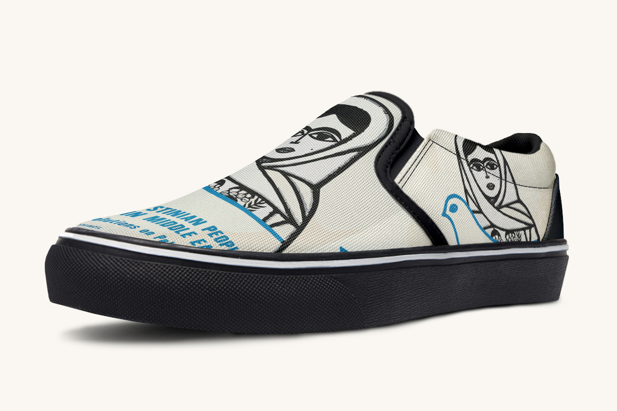 The Watching Woman Slip On Shoes - Jaded Lament