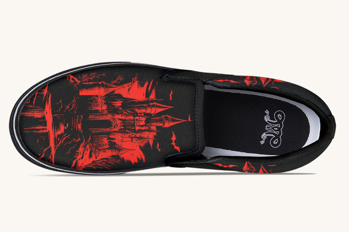 Draculas Castle Slip On Shoes - Jaded Lament