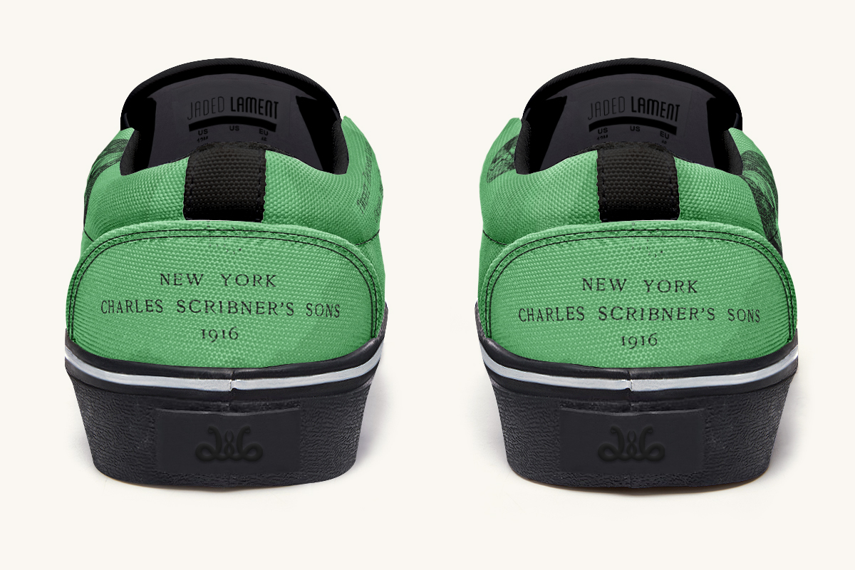Beneath The Green Silence Slip On Shoes - Jaded Lament