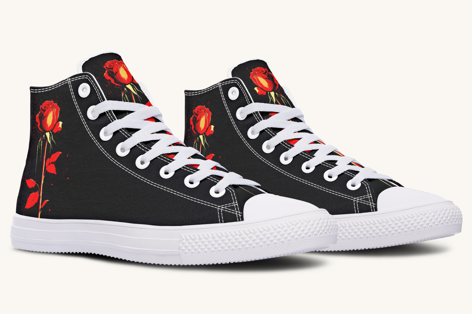 Bleeding Rose Hightops - Jaded Lament