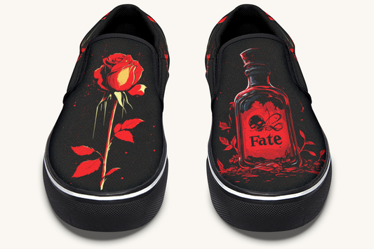 Romeos Fate Slip On Shoes - Jaded Lament