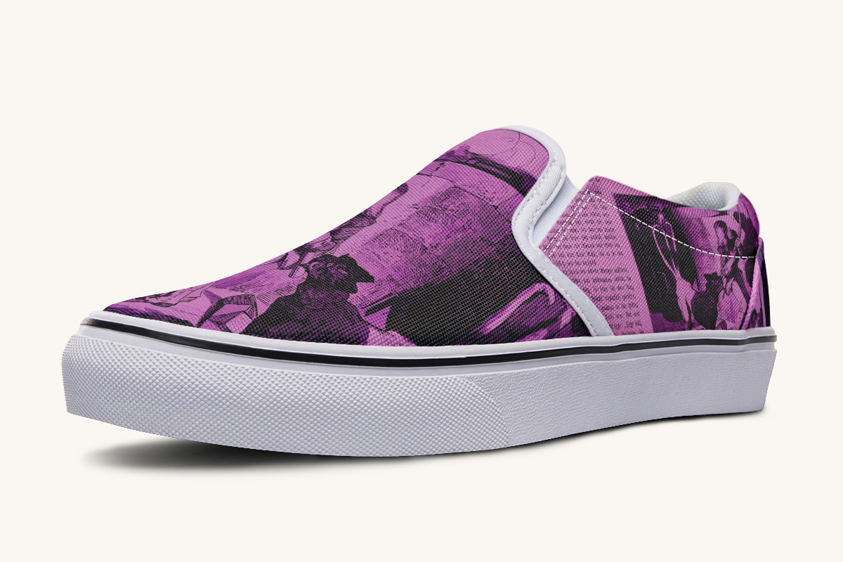 Brother Of Fire And Folly Slip On Shoes - Jaded Lament
