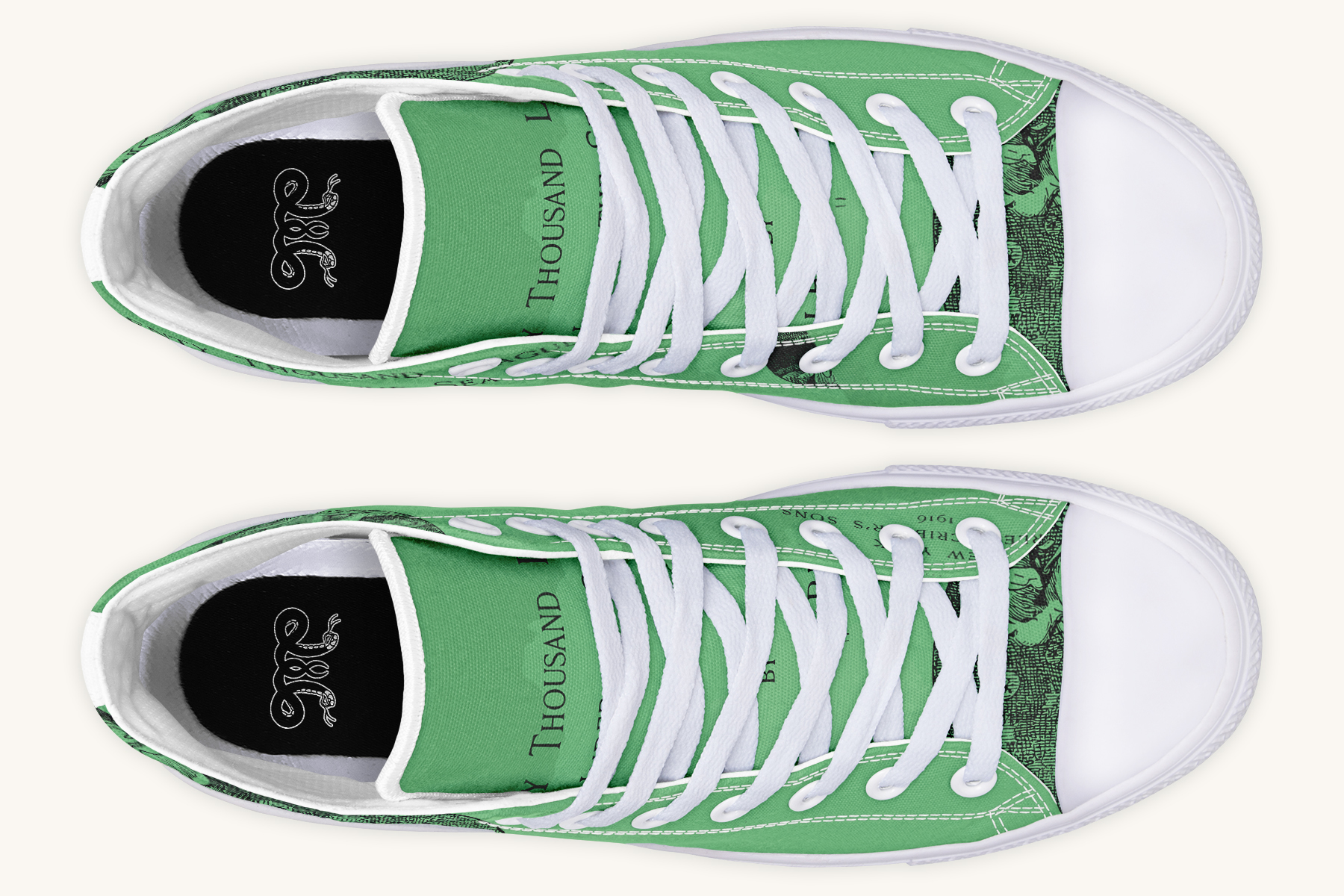 Beneath The Green Silence Hightops - Jaded Lament