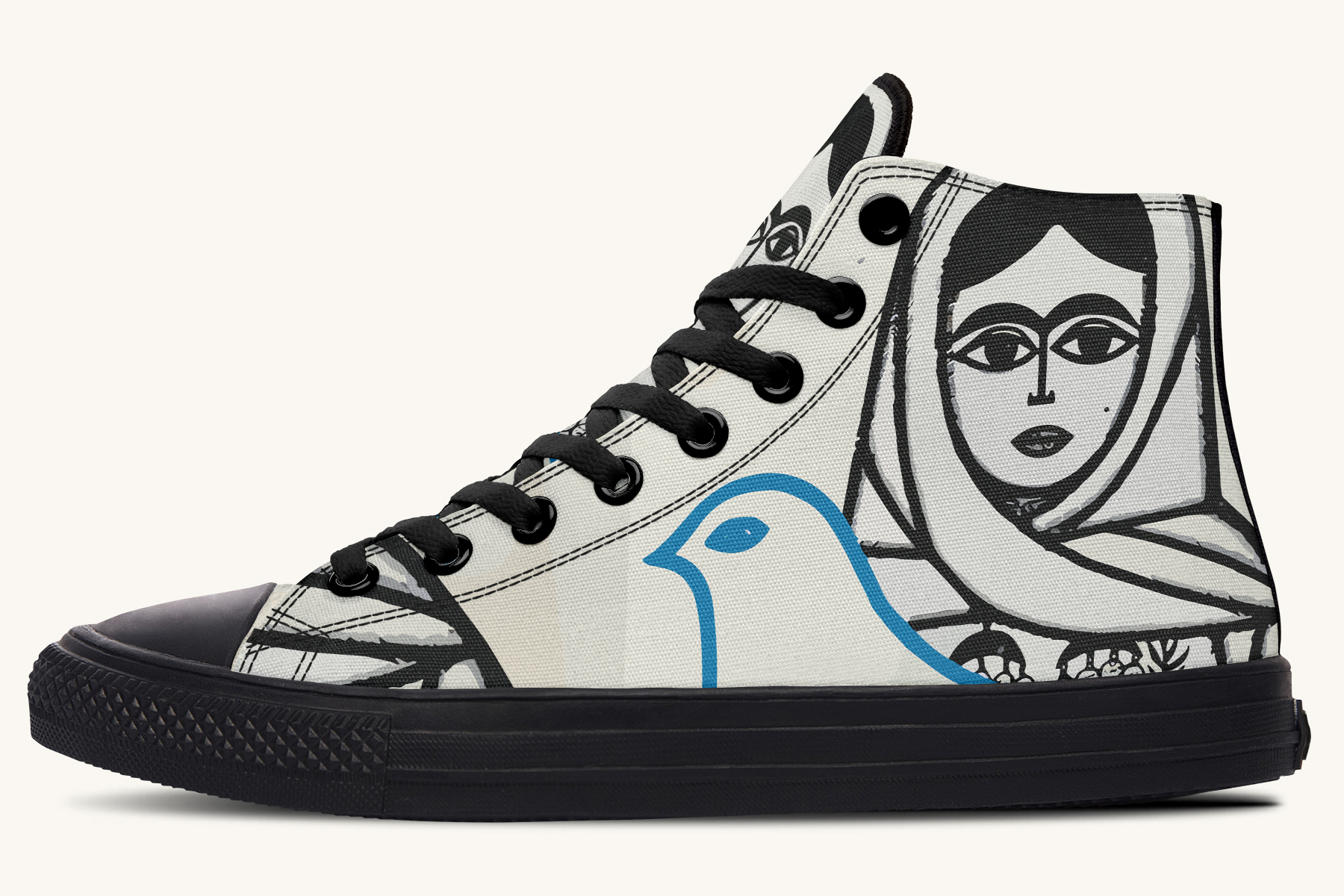 The Watching Woman Hightops
