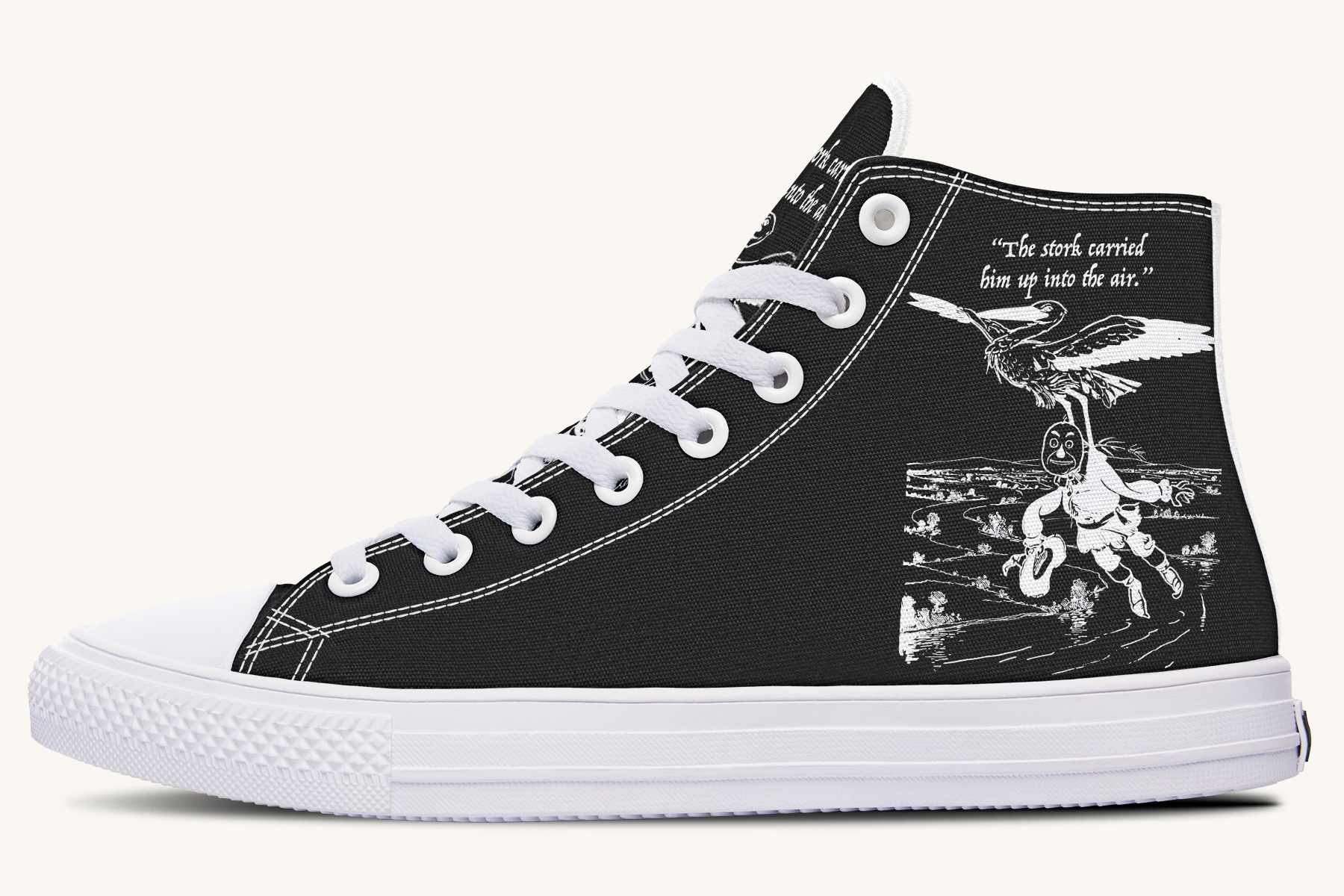 Wizard of Oz Stork And Scarecrow Hightops - Jaded Lament